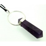 Amethyst Double Terminated Faceted Point Pendant
